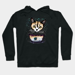 little cat in coffee color Hoodie